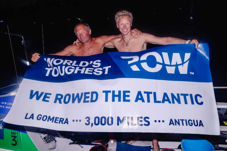 FREE USE: TODAY at 05:51 local time, UK team THE ENTREPRENEUR SHIP completed the WORLD’S TOUGHEST ROW - ATLANTIC 2024. They finished 20th overall, crossing the finish line into English Harbour in Antigua to complete this gruelling 3,000-mile rowing race.

The pair, Will Lomas and Adam Hardman completed the race in 47 days, 1 hour, and 1 minute.

Credit: World’s Toughest Row